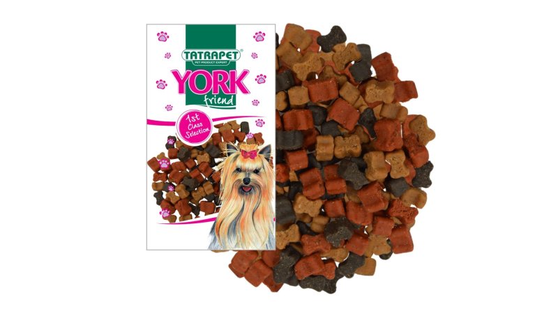 Pochúťka pes kostičky mix 70g YORK friend