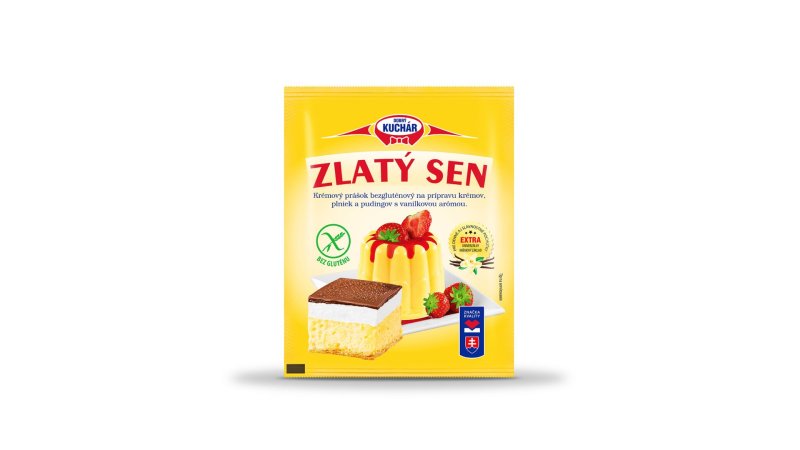 Prášok krémový s Vanilkovou arómou Zlatý Sen 40g