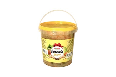 Čalamáda so zázvorom - Zeleninový šalát v sladkokyslom náleve 870g HORTI