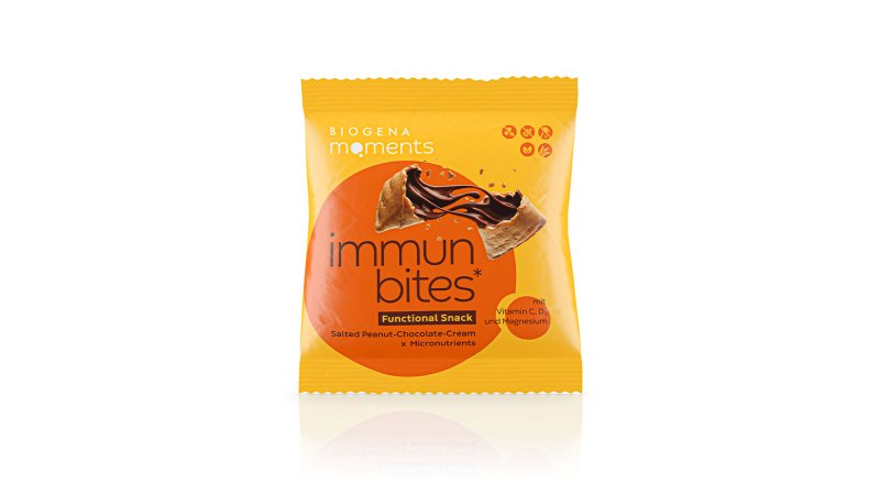 Oblátkové Vankúšiky Immune bites 30g Biogena