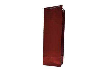 Taška Darčeková-Fľaša Metalic Satén Červená 12x37x11cm