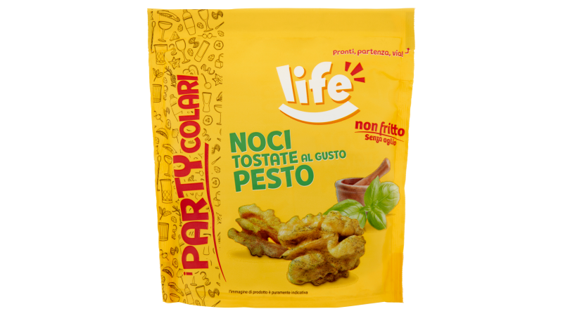 Orechy Vlašské ochutené Bazalkové Pesto 100g Life