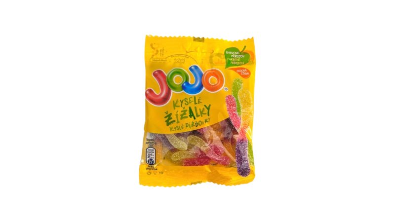 Cukríky Jojo Kyslé Dážďovky 80g