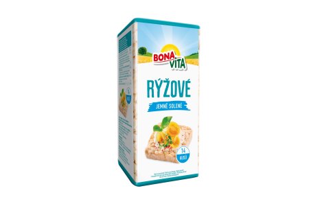 Chlebík celozrnný Ryžový Jemne Solený 120g BonaVita