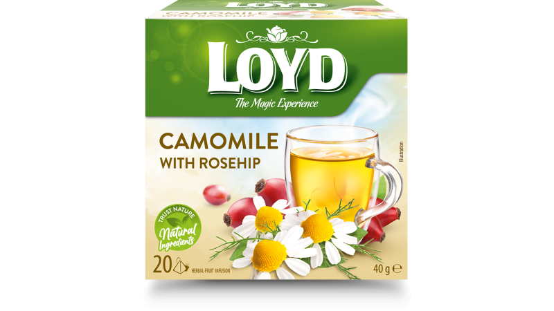 Čaj Loyd Harmanček šípka pyra.20x2g