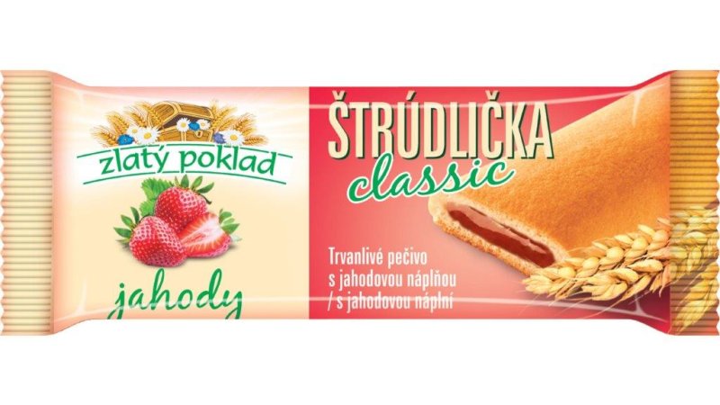Pečivo štrúdlička jahoda 21g