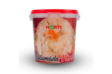 Jemne pikantná čalamáda - Zeleninový šalát v sladkokyslom náleve 870g HORTI