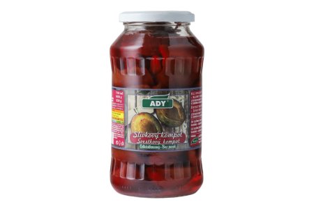 Kompót Slivky odkôstkovaný 720ml PP350g Ady