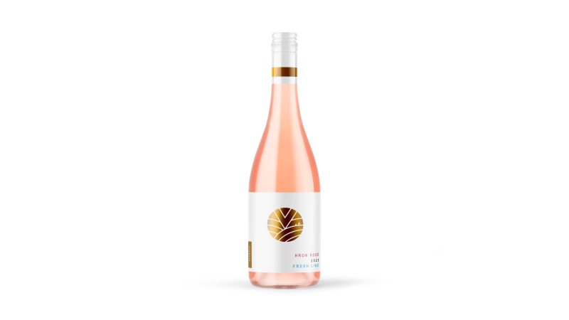 Víno Hron ružové suché 0,75l