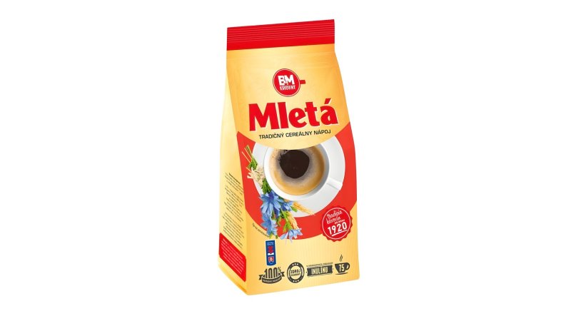 Kávovina Mletá - Tradičný Cereálny Nápoj 500g BM Kávoviny