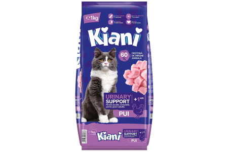 Krmivo Mačka granule kuracie 1kg KIANI