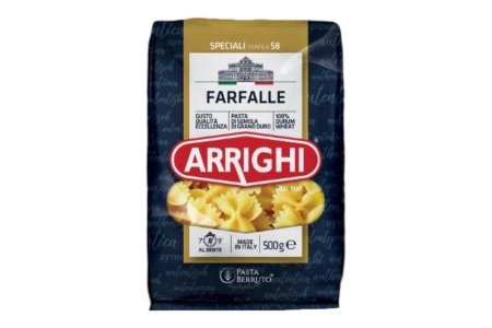 Cestoviny Farfalle Semolinové 500g Arrighi