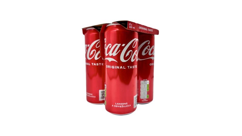 Coca Cola 4x0,33l plech