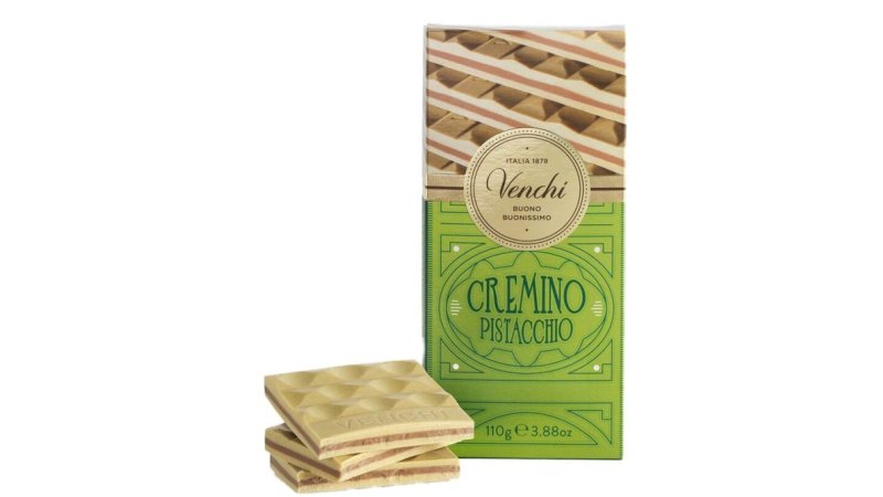Čokoláda mliečna VENCHI Cremino Pistacchio 110g