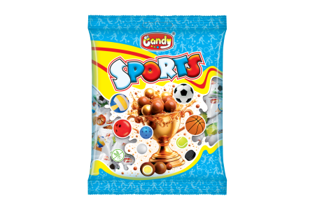 Cukríky SPORTS ovocné furé v čokoláde 200g