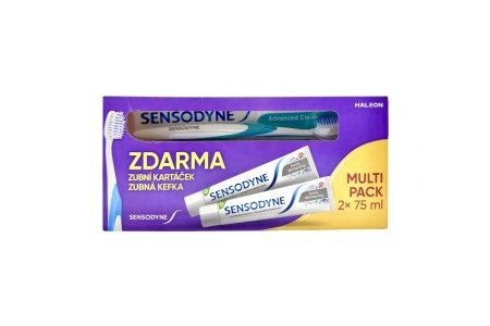 Zubná pasta Sensodyne 2x75ml Extra Whitening + zubná kefka