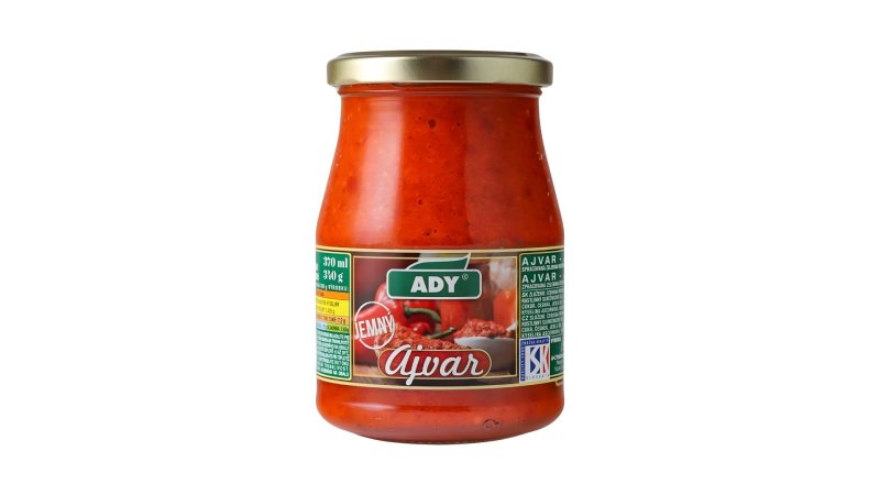 Ajvar Jemný 370ml PP 340g Ady