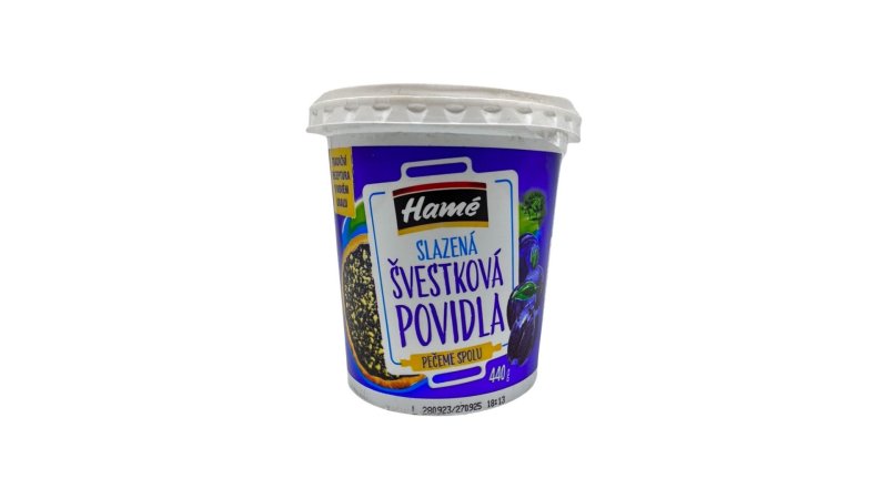 Lekvár slivkový sladený 440g Hamé