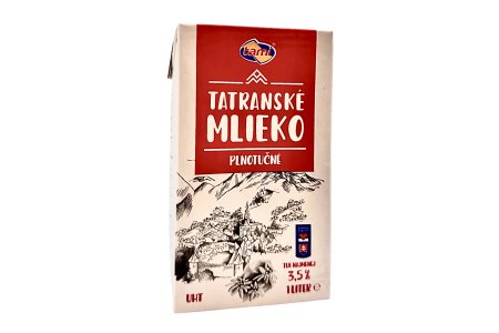 Mlieko plnotučné Tami trvanlivé 3,5% 1l