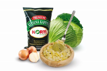 Kvasená kapusta Prémium 1000g HORTI