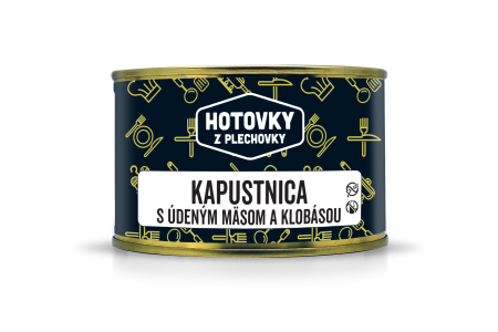 Polievka Kapustnica s údeným mäsom a klobásou 400ml