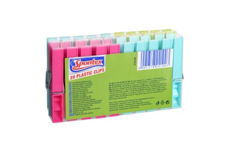 Štipce na prádlo plast 20ks Spontex