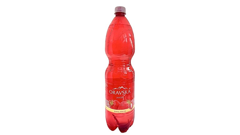 Voda ORAVSKA červená edícia jahoda 1,5l PET